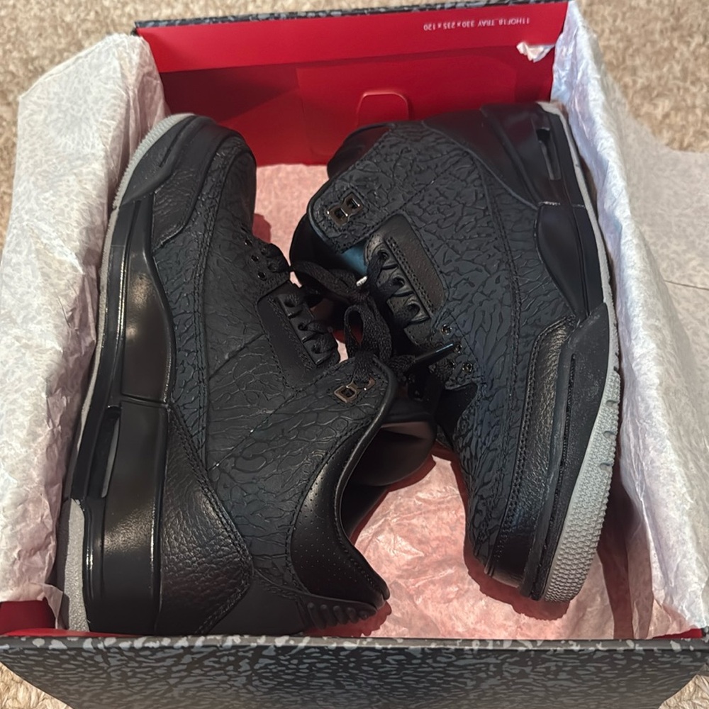 Jordan Retro 3 Flip Black Men's Shoes
